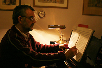Malcolm Archer composing